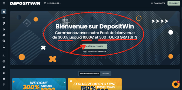 DepositWin (wager x0) – Image 3