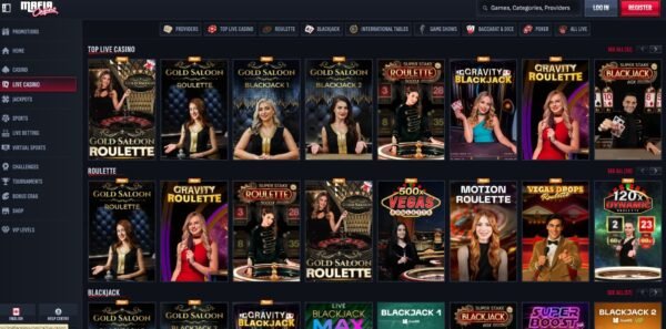 Le livecasino chez Casino Mafia